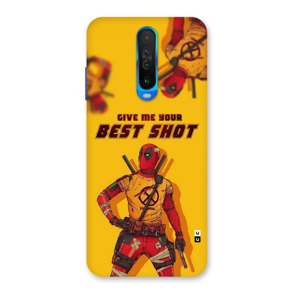 Best Shot Back Case for Poco X2