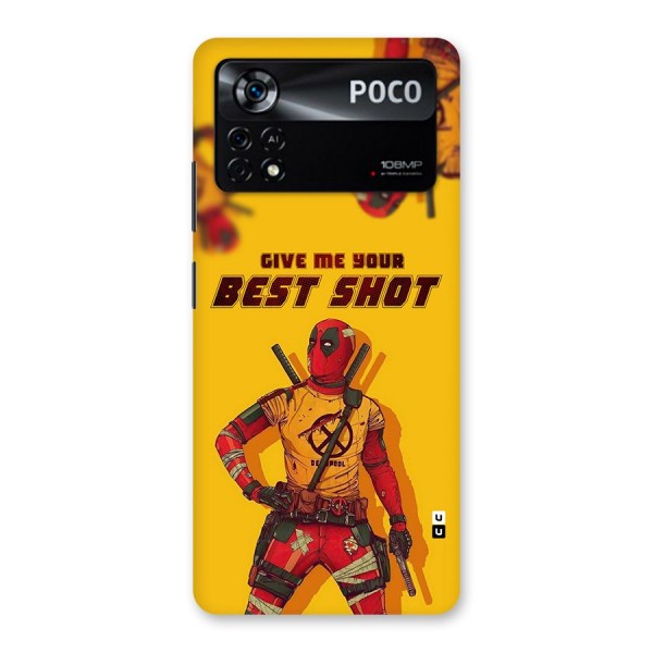 Best Shot Back Case for Poco X4 Pro 5G