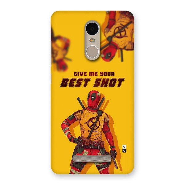 Best Shot Back Case for Redmi Note 3