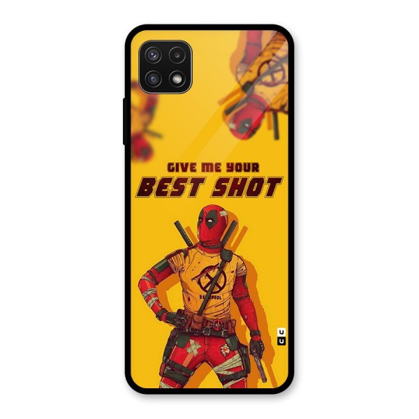 Best Shot Glass Back Case for Galaxy A22 5G