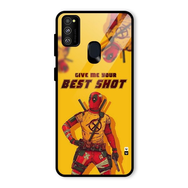 Best Shot Glass Back Case for Galaxy M21