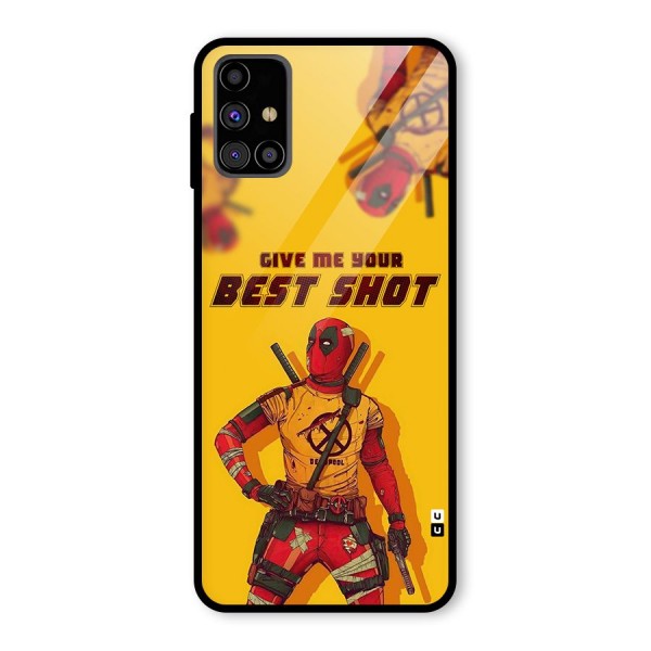 Best Shot Glass Back Case for Galaxy M31s