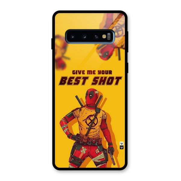 Best Shot Glass Back Case for Galaxy S10