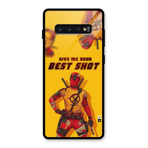 Best Shot Glass Back Case for Galaxy S10 Plus