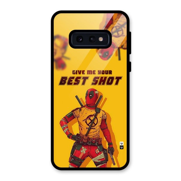 Best Shot Glass Back Case for Galaxy S10e