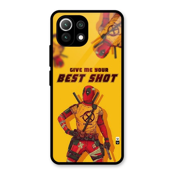 Best Shot Glass Back Case for Mi 11 Lite