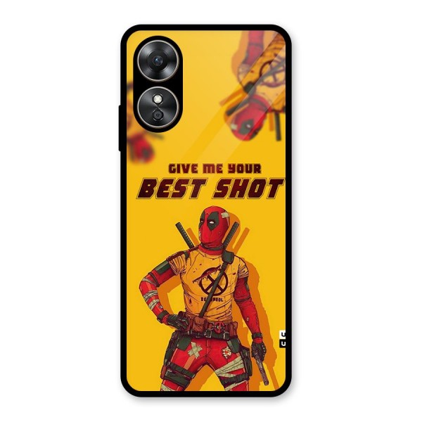 Best Shot Glass Back Case for Oppo A17