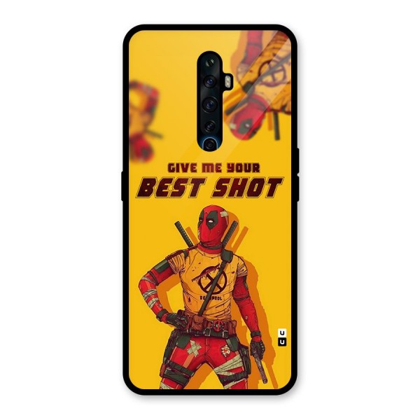 Best Shot Glass Back Case for Oppo Reno2 F