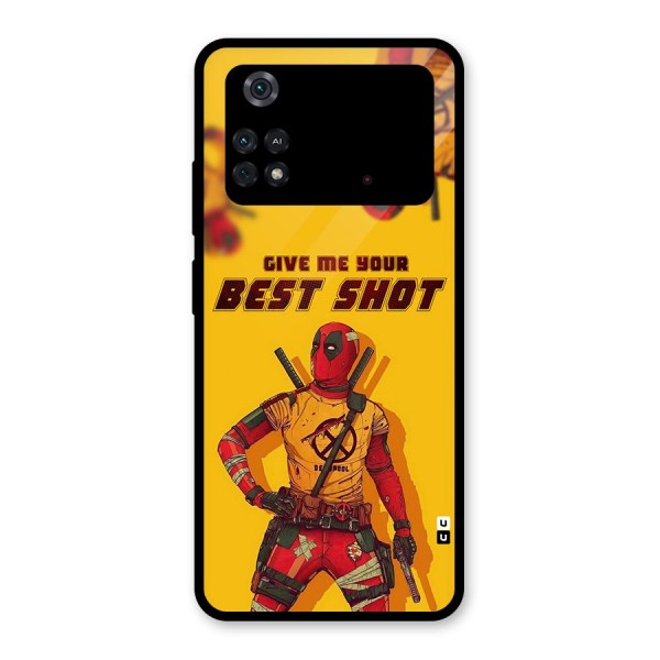 Best Shot Glass Back Case for Poco M4 Pro 4G