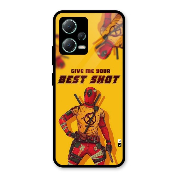 Best Shot Glass Back Case for Poco X5