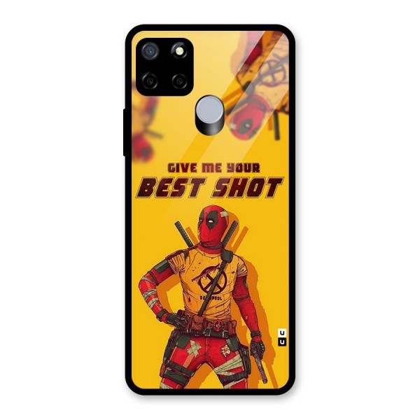 Best Shot Glass Back Case for Realme C15