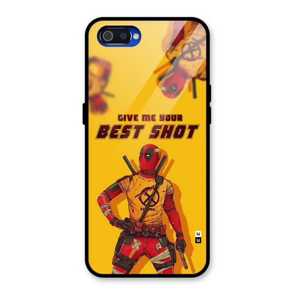 Best Shot Glass Back Case for Realme C2