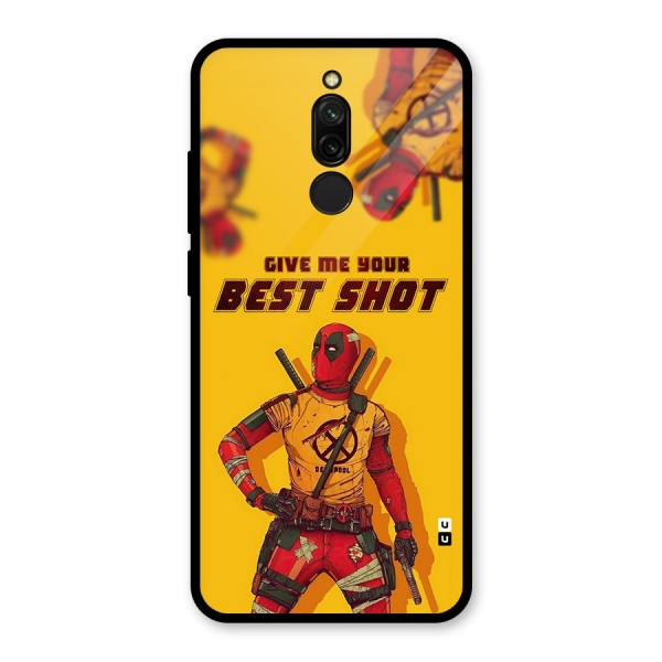 Best Shot Glass Back Case for Redmi 8