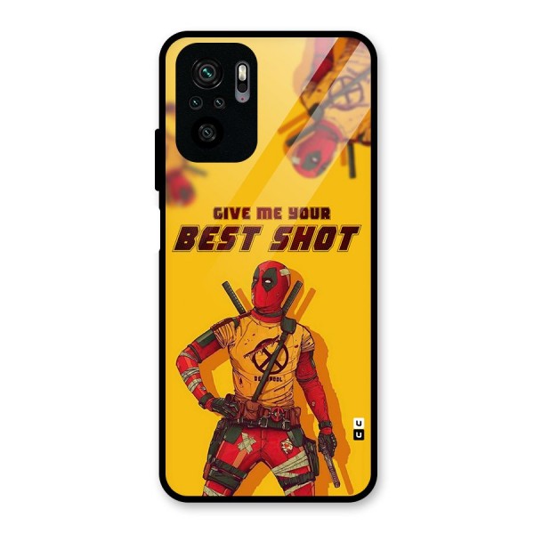 Best Shot Glass Back Case for Redmi Note 10