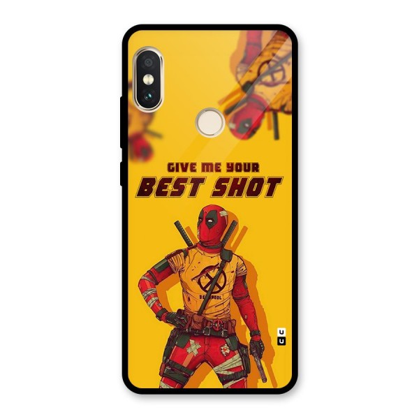 Best Shot Glass Back Case for Redmi Note 5 Pro