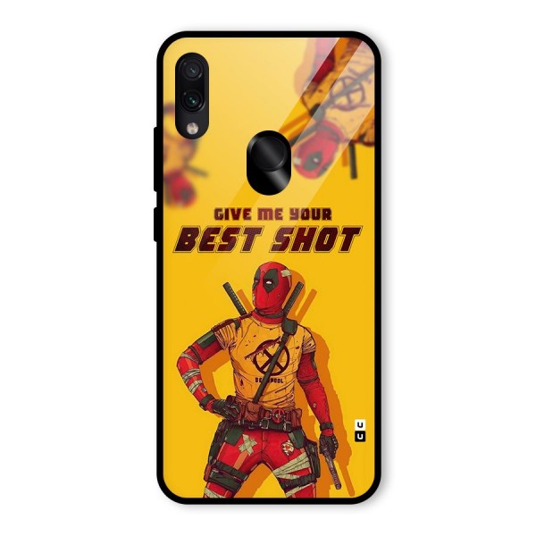 Best Shot Glass Back Case for Redmi Note 7