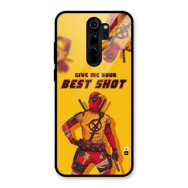 Best Shot Glass Back Case for Redmi Note 8 Pro