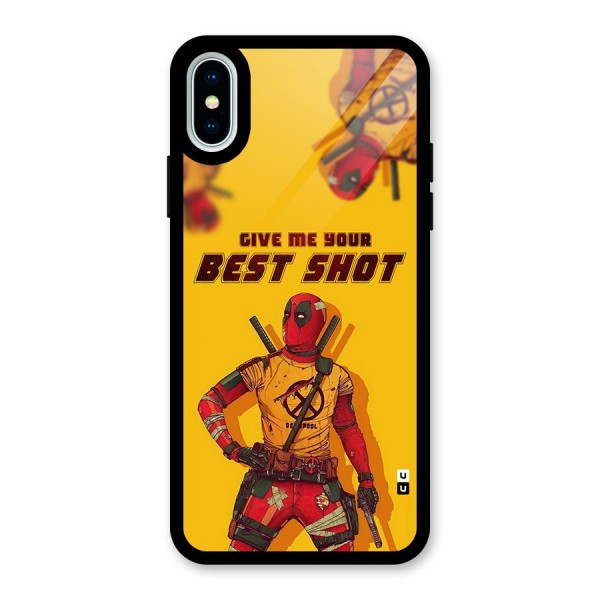 Best Shot Glass Back Case for iPhone X