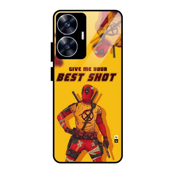 Best Shot Glass Back Case for realme C55