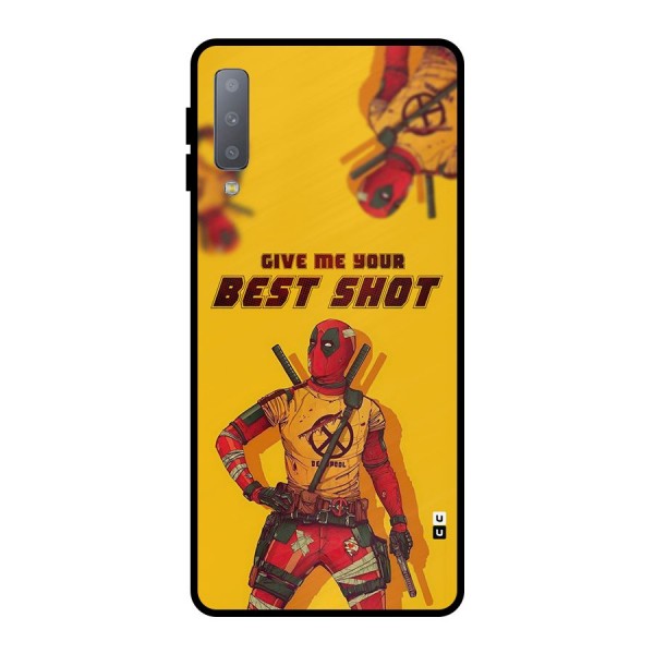 Best Shot Metal Back Case for Galaxy A7 (2018)