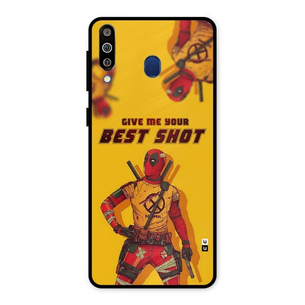 Best Shot Metal Back Case for Galaxy M30