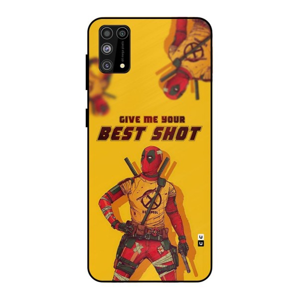 Best Shot Metal Back Case for Galaxy M31