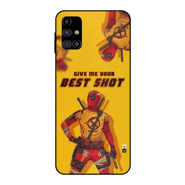 Best Shot Metal Back Case for Galaxy M31s