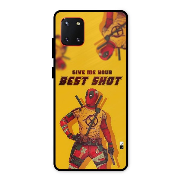 Best Shot Metal Back Case for Galaxy Note 10 Lite