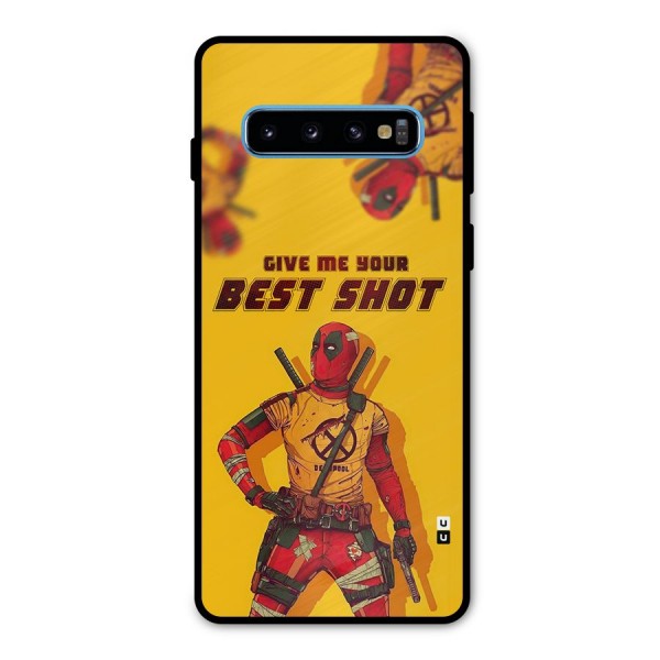 Best Shot Metal Back Case for Galaxy S10