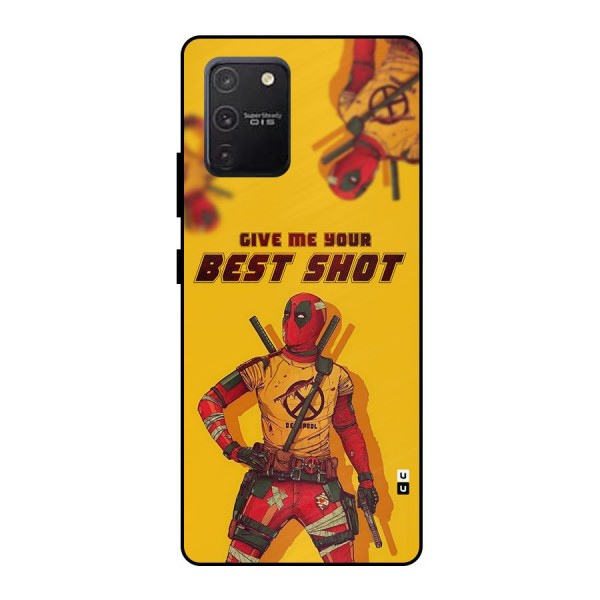 Best Shot Metal Back Case for Galaxy S10 Lite