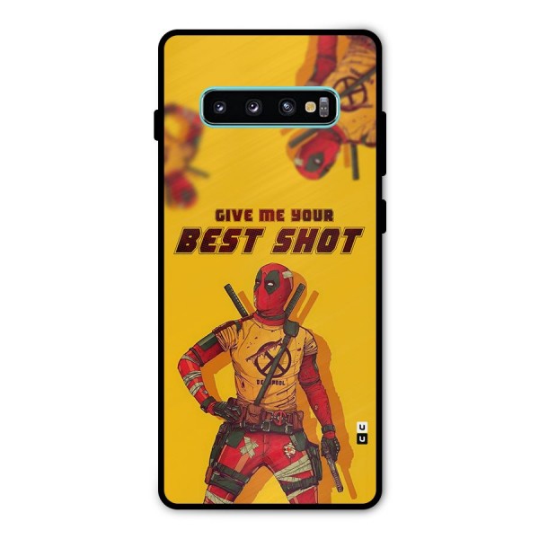 Best Shot Metal Back Case for Galaxy S10 Plus