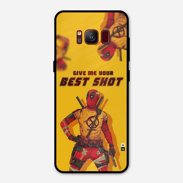 Best Shot Metal Back Case for Galaxy S8