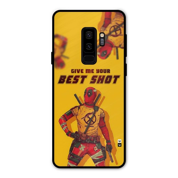 Best Shot Metal Back Case for Galaxy S9 Plus