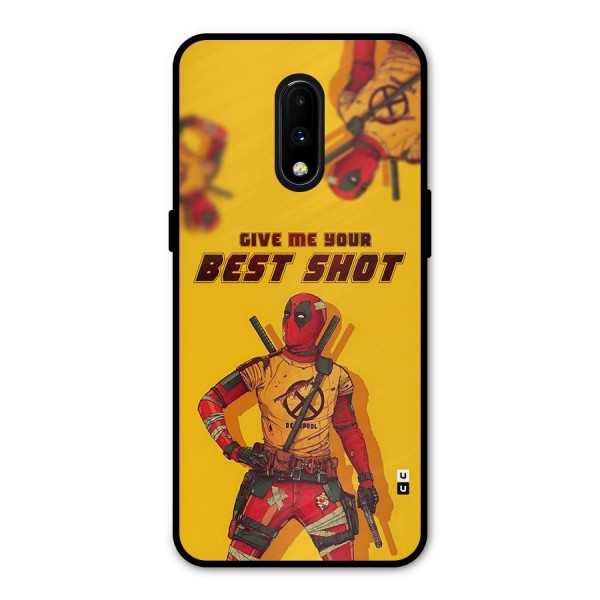 Best Shot Metal Back Case for OnePlus 7