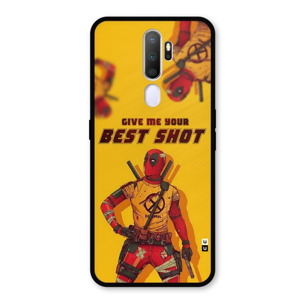 Best Shot Metal Back Case for Oppo A5 (2020)