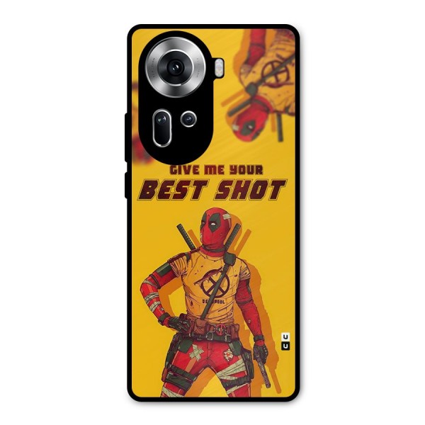 Best Shot Metal Back Case for Oppo Reno11 5G