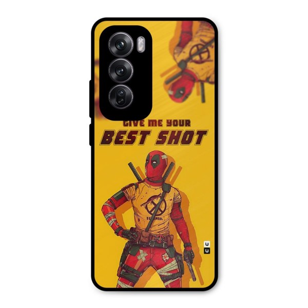 Best Shot Metal Back Case for Oppo Reno12 Pro