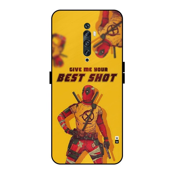 Best Shot Metal Back Case for Oppo Reno2 Z