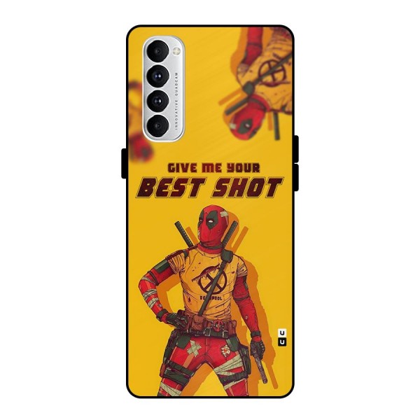 Best Shot Metal Back Case for Oppo Reno4 Pro