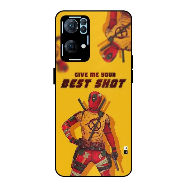 Best Shot Metal Back Case for Oppo Reno7 Pro 5G