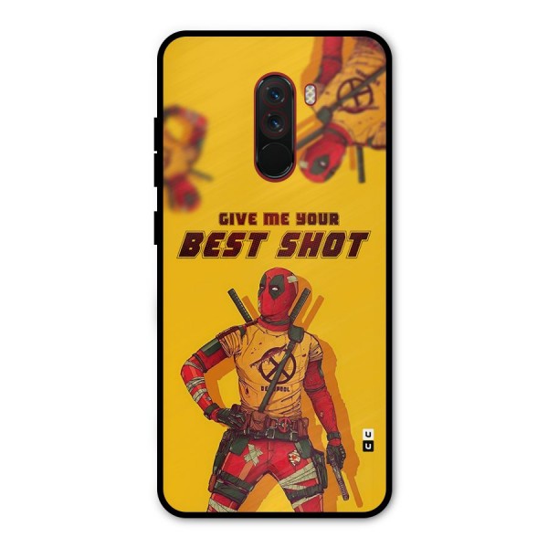 Best Shot Metal Back Case for Poco F1