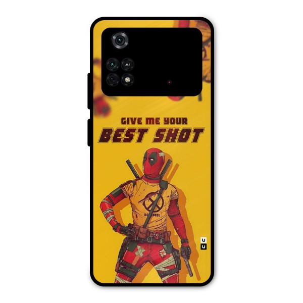 Best Shot Metal Back Case for Poco M4 Pro 4G