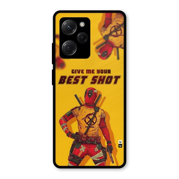 Best Shot Metal Back Case for Poco X5 Pro