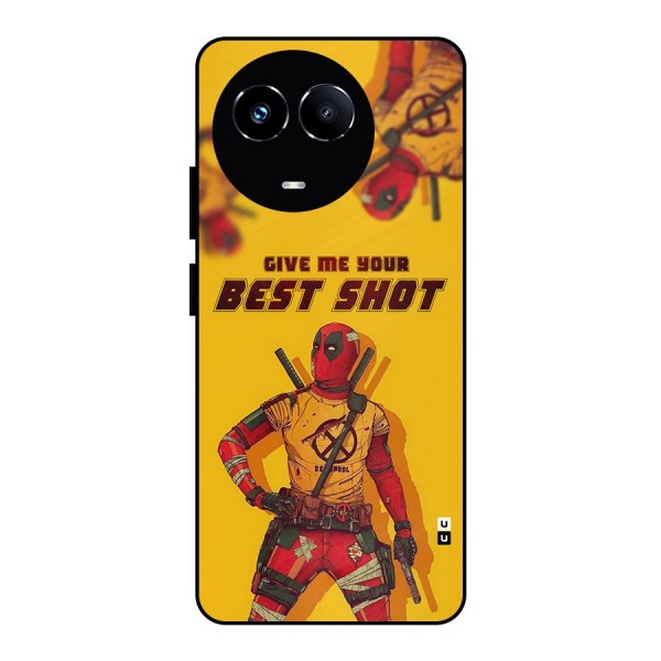 Best Shot Metal Back Case for Realme 11X