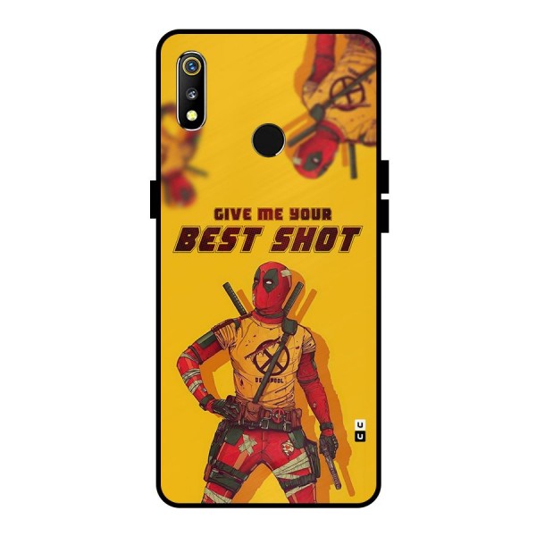 Best Shot Metal Back Case for Realme 3i