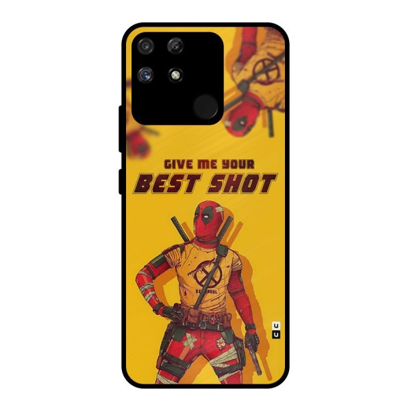 Best Shot Metal Back Case for Realme Narzo 50A