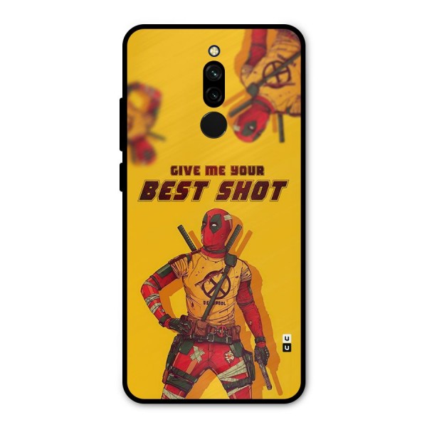 Best Shot Metal Back Case for Redmi 8