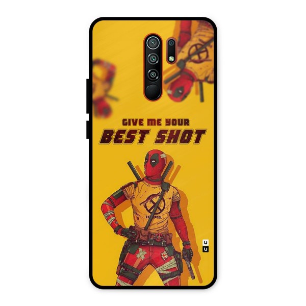 Best Shot Metal Back Case for Redmi 9 Prime