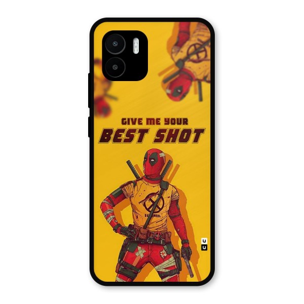 Best Shot Metal Back Case for Redmi A1