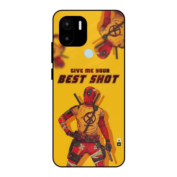 Best Shot Metal Back Case for Redmi A1 Plus